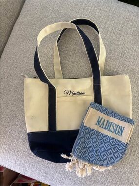 Embroidered Madison Tote